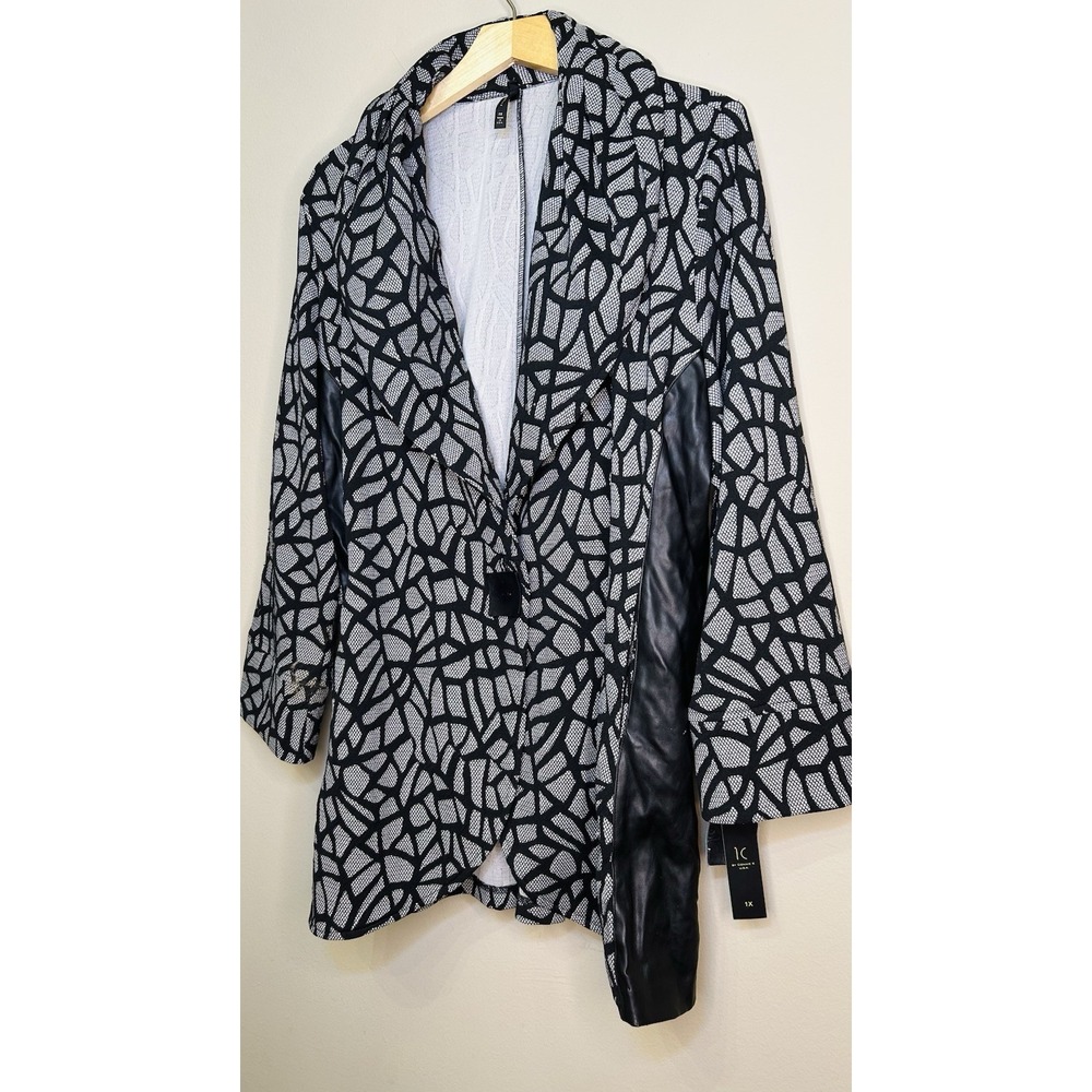 IC By Connie K Womens Jacket Size 1X Minimalist Avant Garde Modern